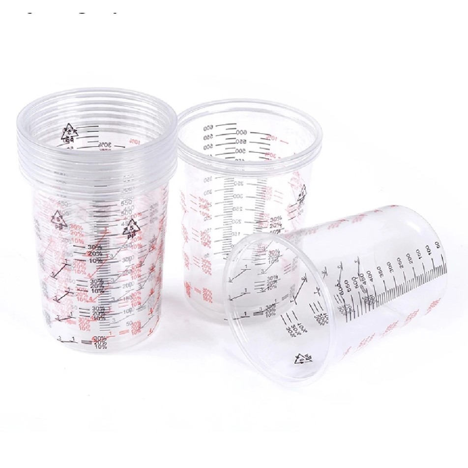 Plastic Cup Set for Mixing Paint Colors 600ml Tantaishopvn | Shopee ...