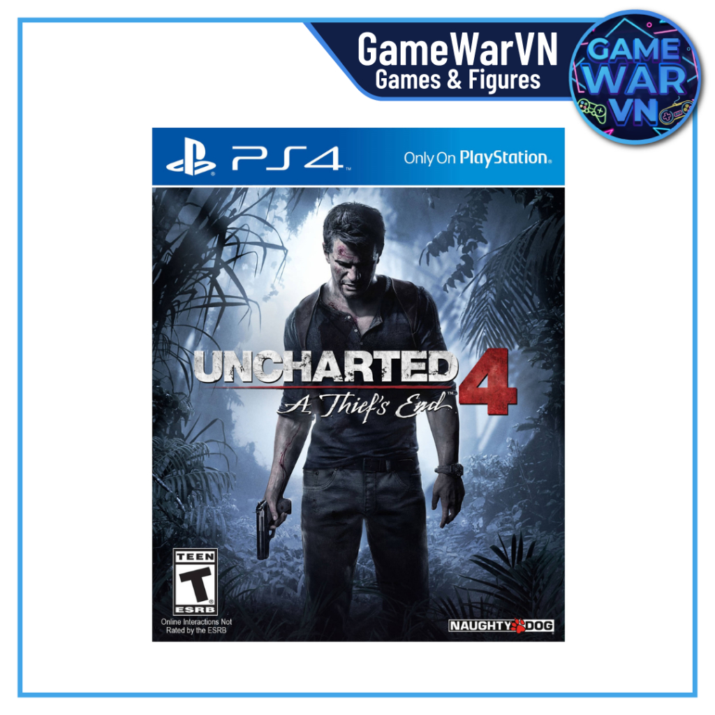 Ps4 Game Disc Uncharted 4 A Thief's End Shopee Philippines