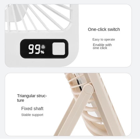 MAG mini Desk Fan, Quiet Electric Fan with 5 Wind Speeds, Office Fan ...