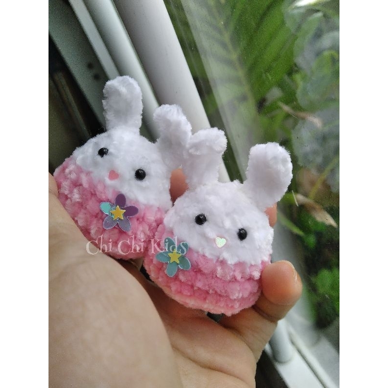 Chi Chi Kids cute Crochet Rabbit Handmade Keychain | Shopee Philippines