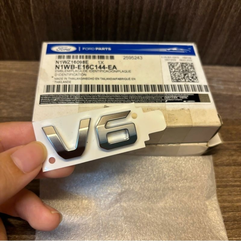Genuine V6 sticker for Ford Ranger, Everest Nextgen 2023 2024 gills ...