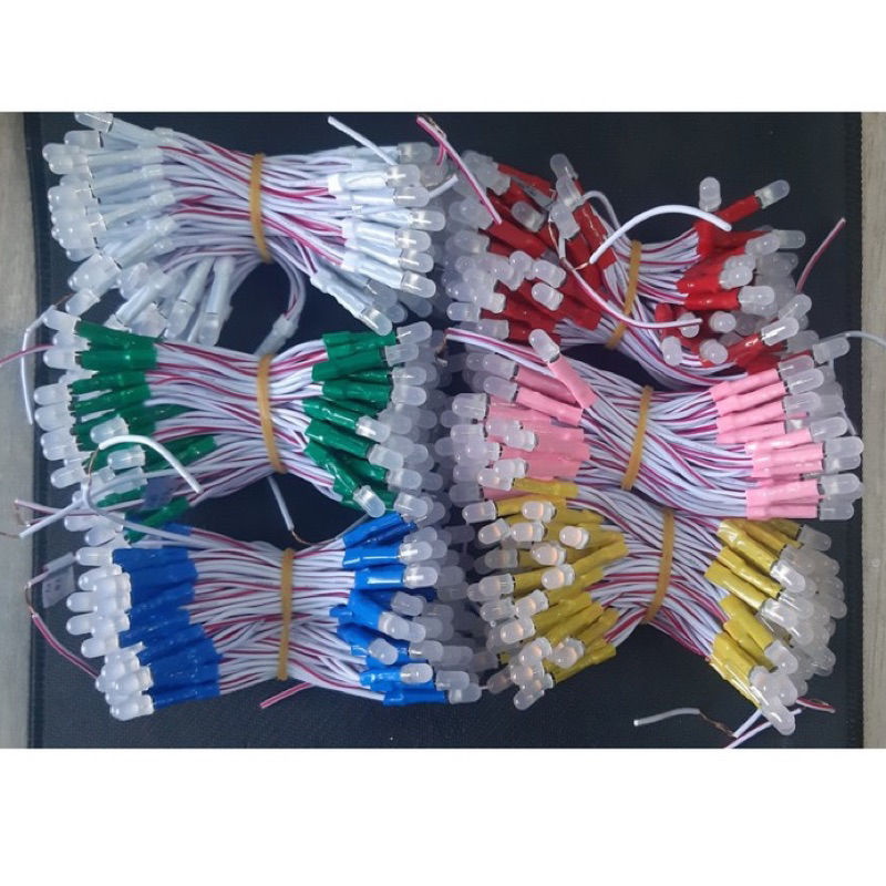 Combo 500B LED Fly 5mm IPY 12V 100 bulbs/string for advertising and ...