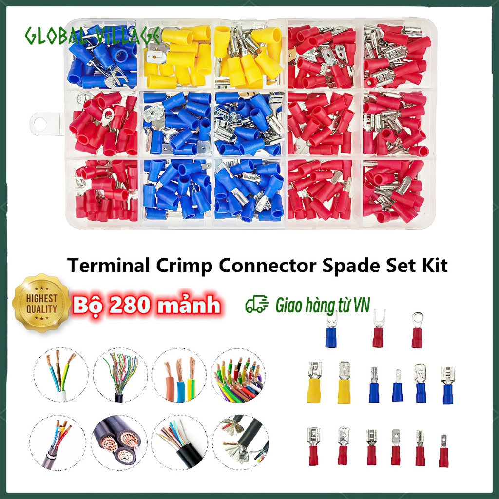 Box of 280 cos heads of all kinds, fireproof, safe, good electrical ...