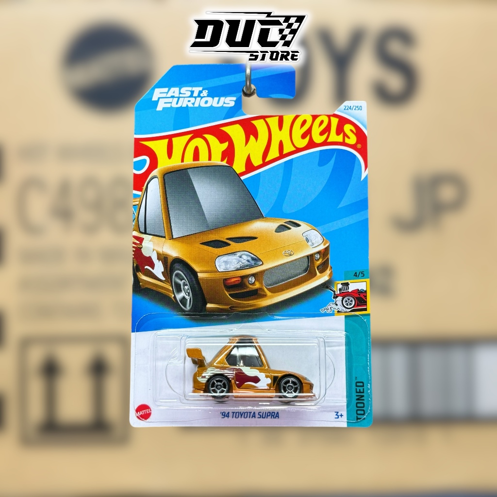 Ducstore Model car HTF27 Hot Wheels 94 Toyota Supra ( Tooned ) basic