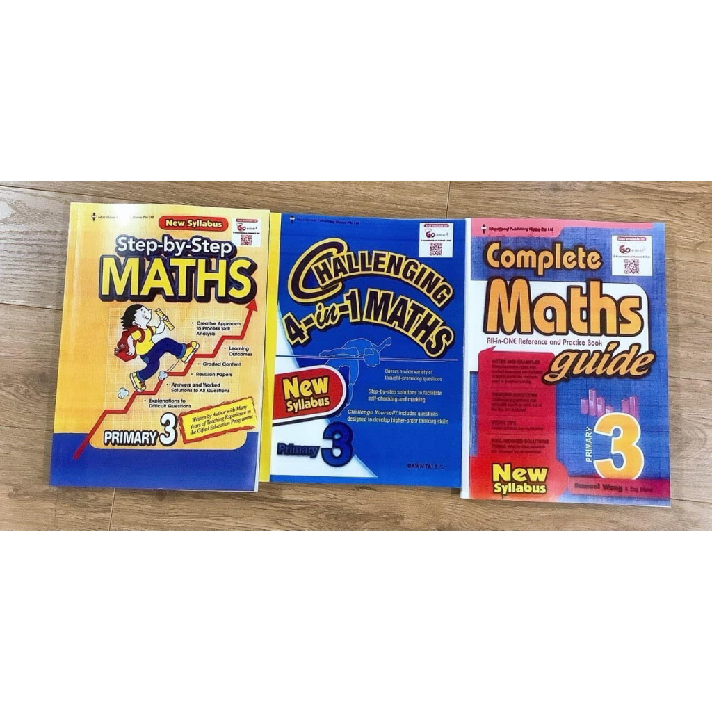 Book - Complete maths, step by step math, Challenge 4 in 1 maths - 3 ...