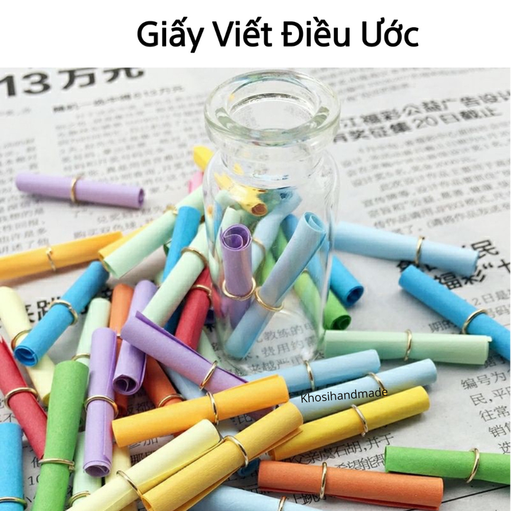 Multi-colored Wish Paper with latch to put star jars, souvenirs ...