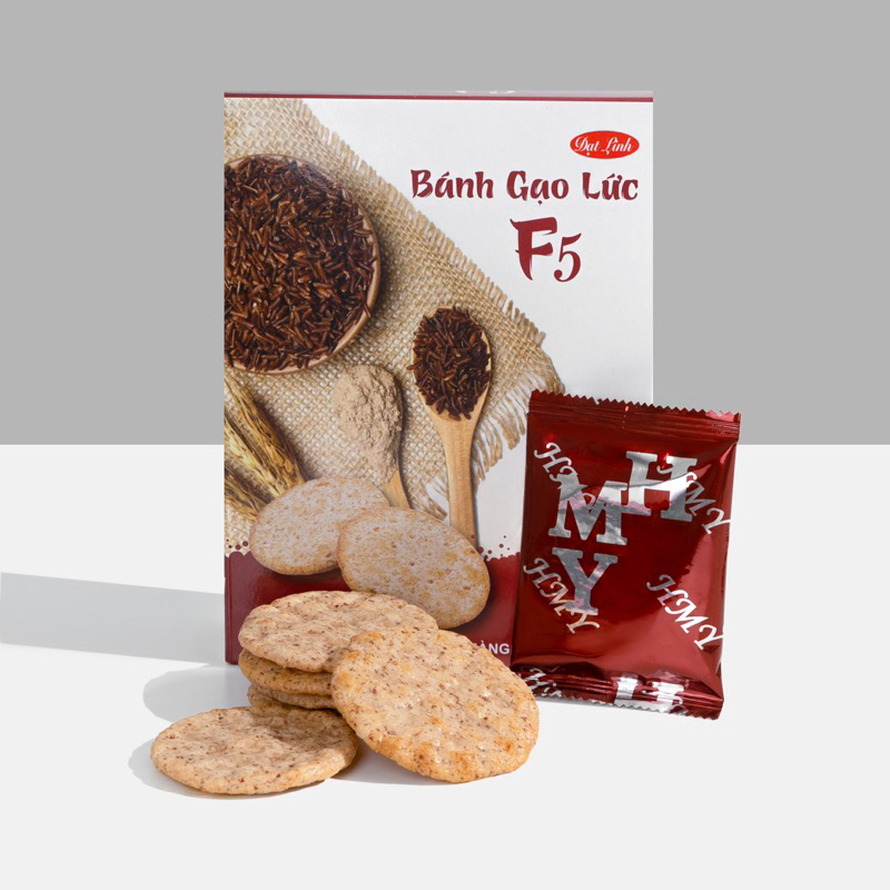 F5 brown rice cake without sugar with black sesame flavor - Snack ...
