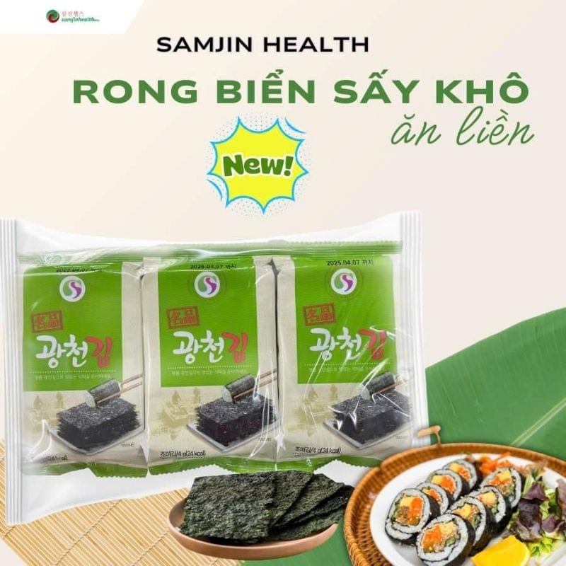 Lot of 15 Samjin Food Korean Seaweed Rice Rolls (Date 2025) | Shopee ...