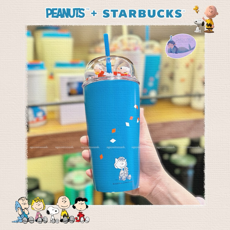 2025 New Starbucks Strawberry Stainless steel Bunny SS Straw Cup 473ml