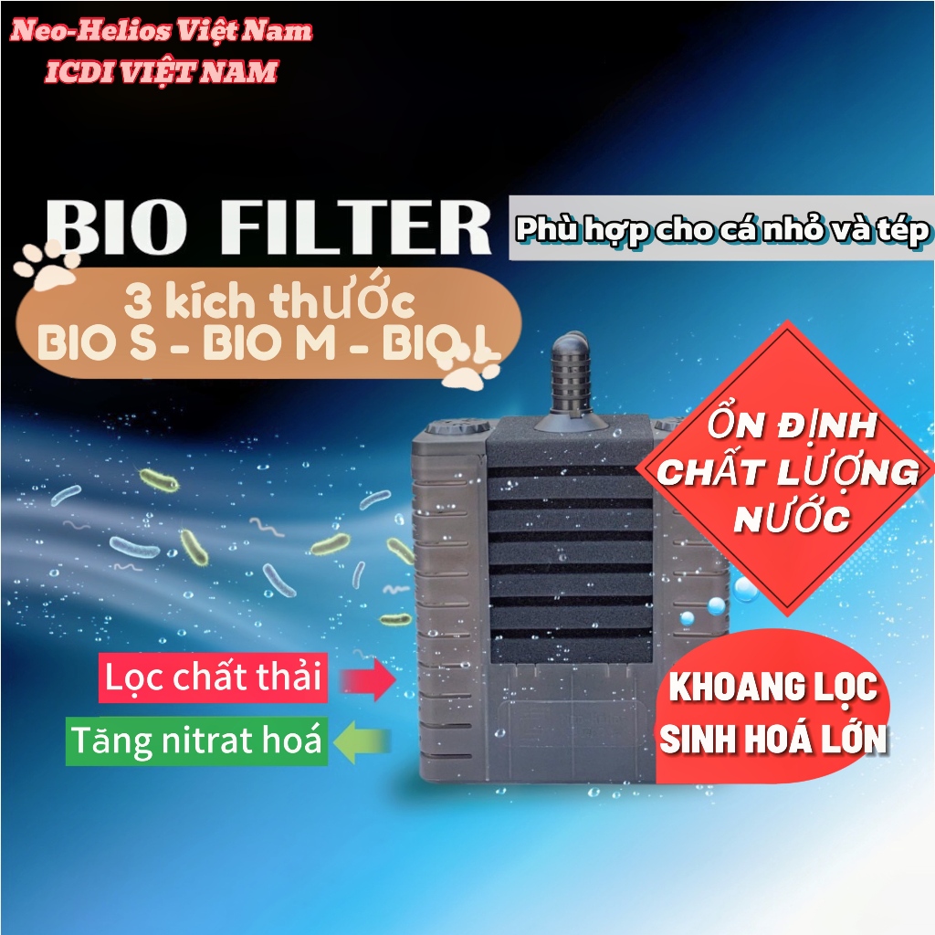 Neohelios Bio Filter Aquarium Microbial Filter (Bio S Bio M Bio L