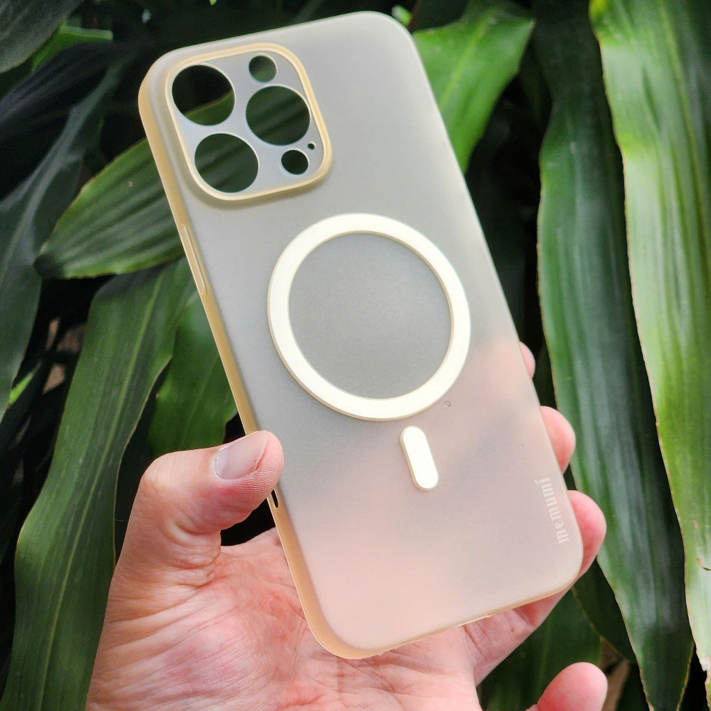Memumi Slim Case Magnetic ultra-thin matte Case for IPhone 17 16  15 Pro Max 13 14 Supports wireless charging