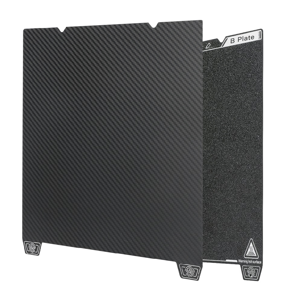 K1 Max DualSided Glossy PET + Matte PEI Printing Platform Board Kit