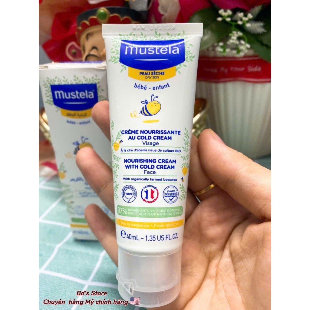 (Dent box) Mustela baby facial cream 40ml can be used for newborns and ...