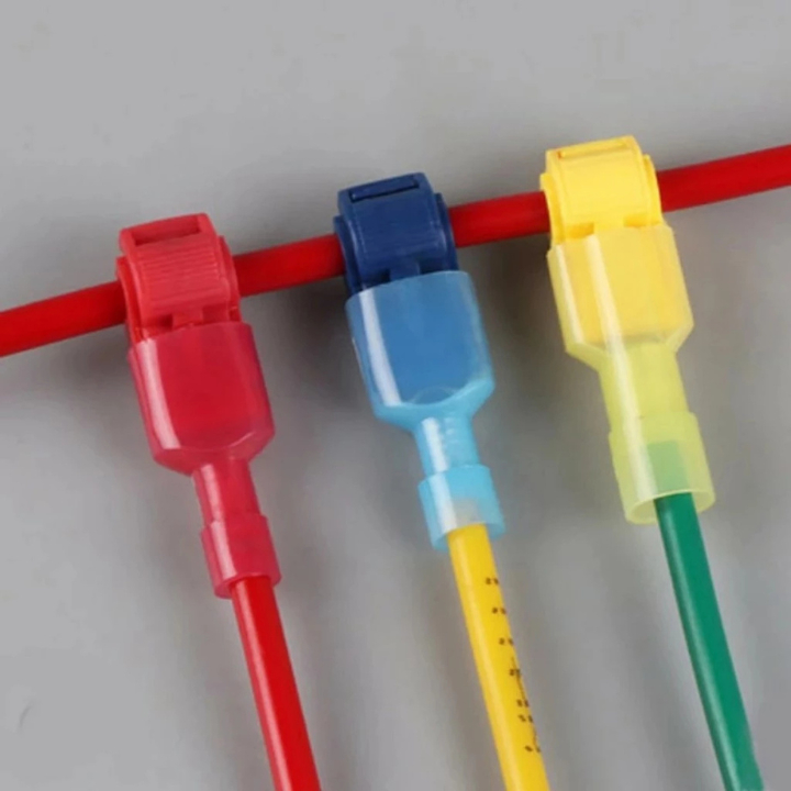 Branched T-shaped electrical wire connector set - T plug, electrical ...