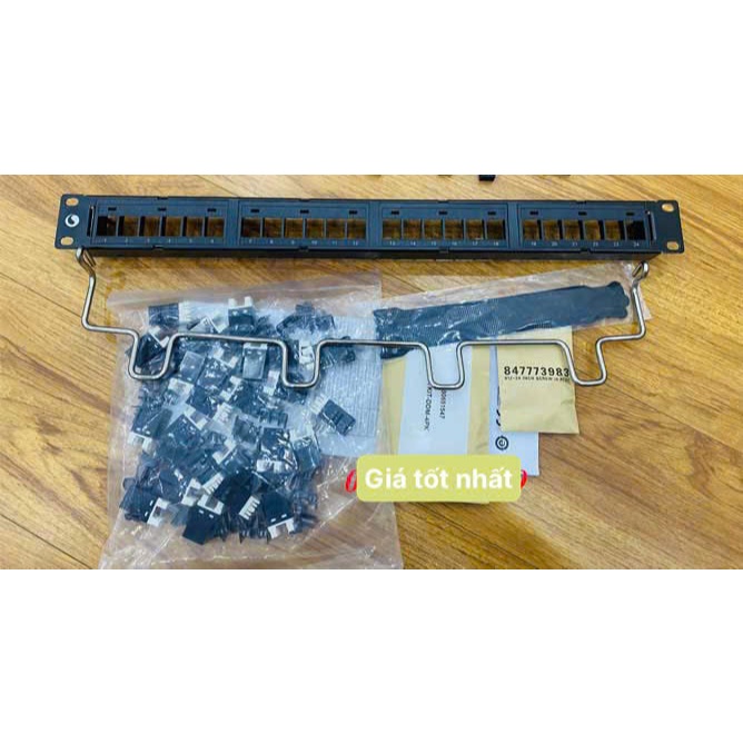 Patch panel 24 Port Cat6 Commscope code P/N: 760237040 | Cpp-uddm-sl-1u ...