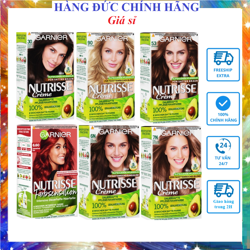 Garnier NUTRISSE CREME HAIR DYE.SOFT AND SMOOTH | Shopee Philippines