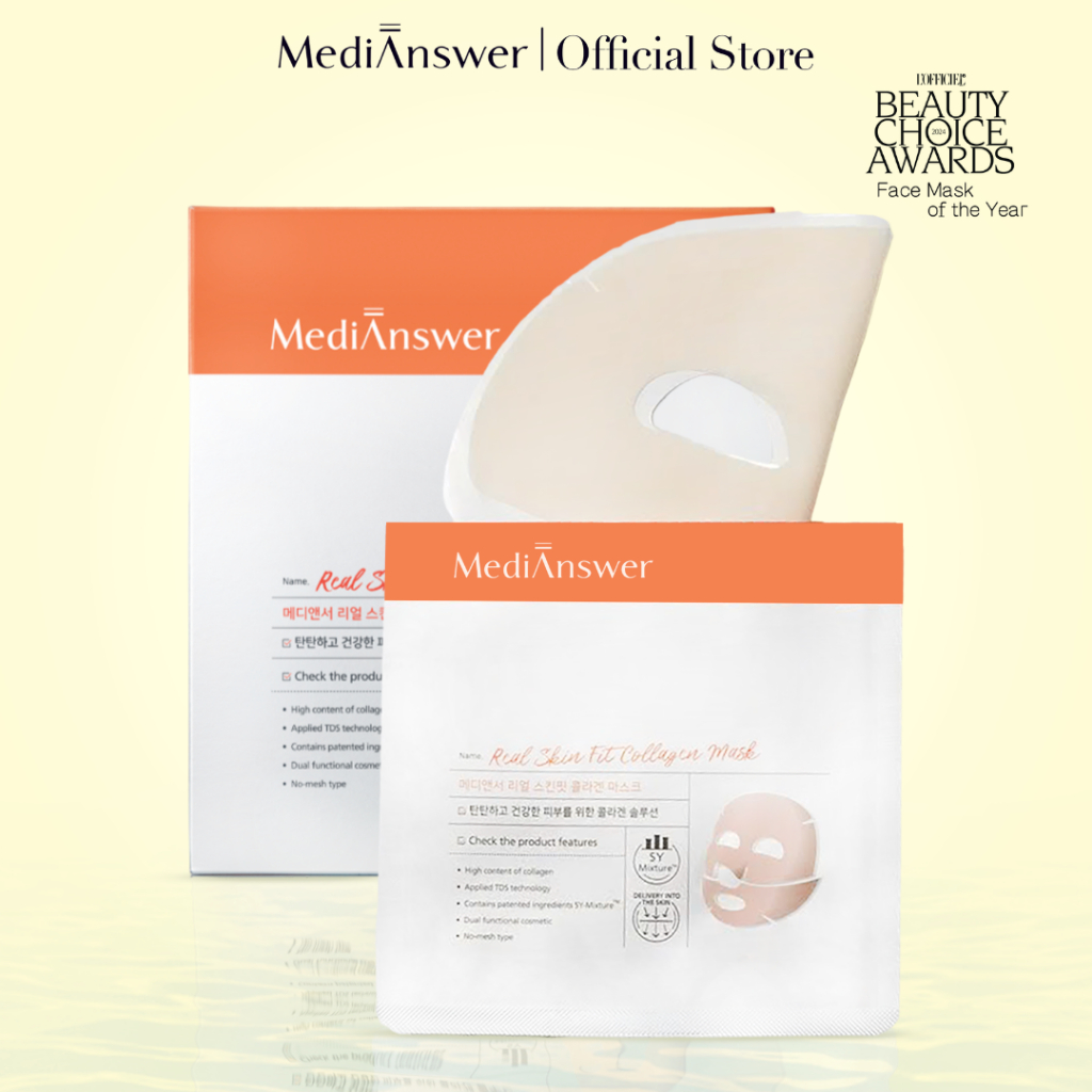 Medianswer Real Skin Fit Collagen Mask | Shopee Philippines