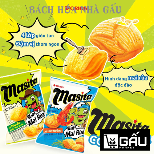 Orion Masita Turtle Shell Snack 28gr | Shopee Philippines