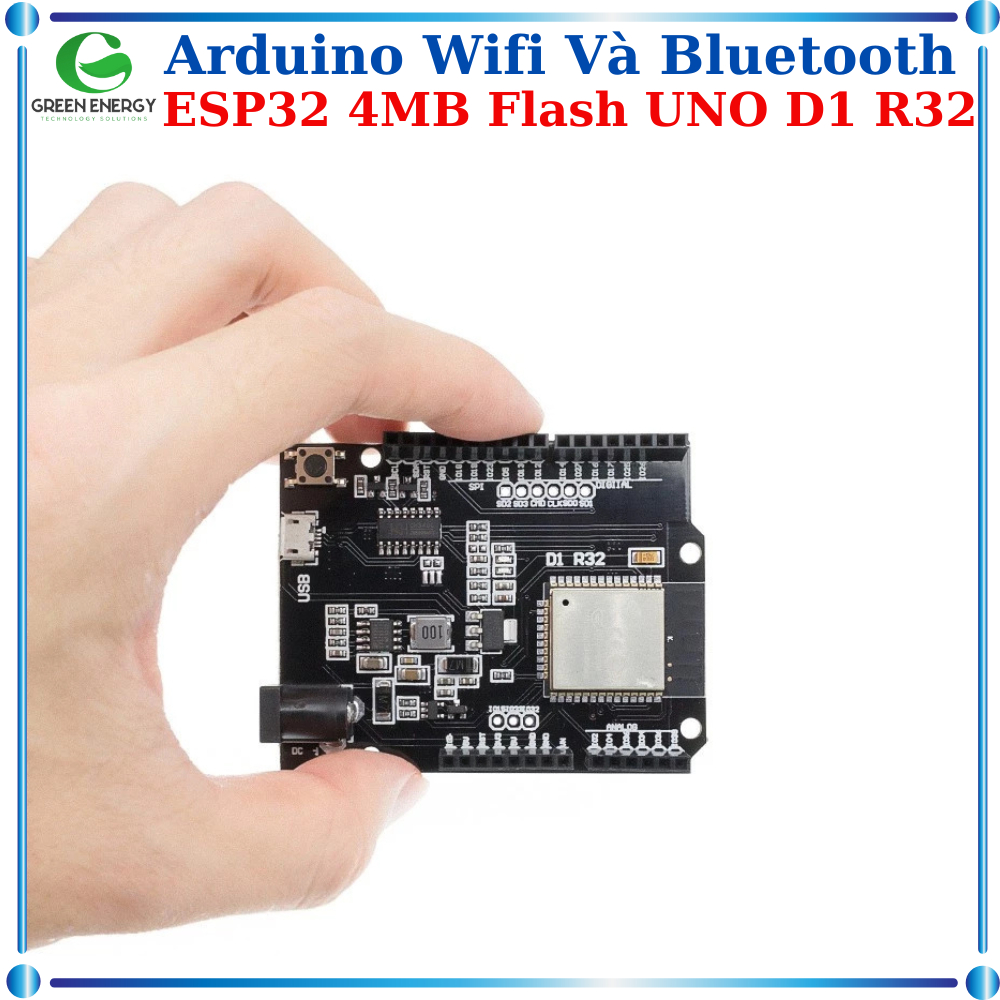 Arduino Wemos Wifi And Bluetooth Module ESP32 4MB Flash UNO D1 R32 ...
