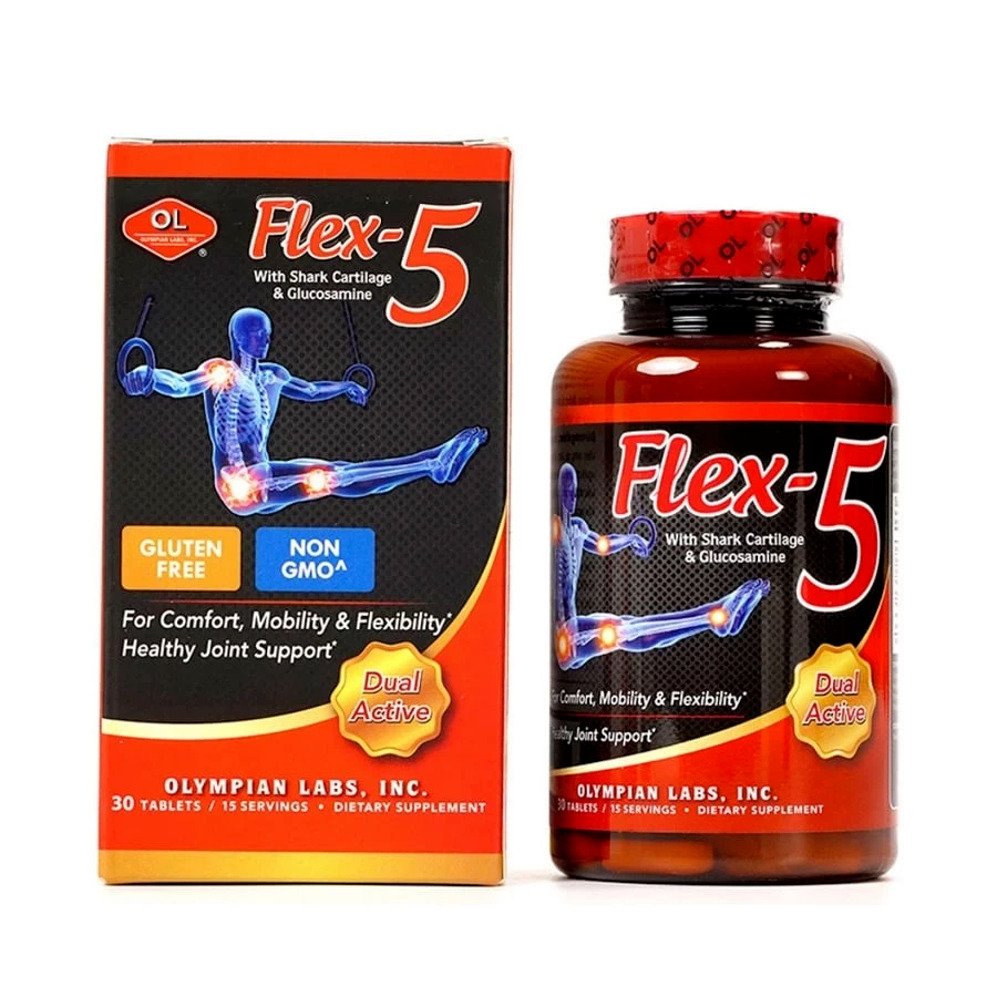 Flex-5 Olympian Labs bone and joint supplements help strengthen bones ...