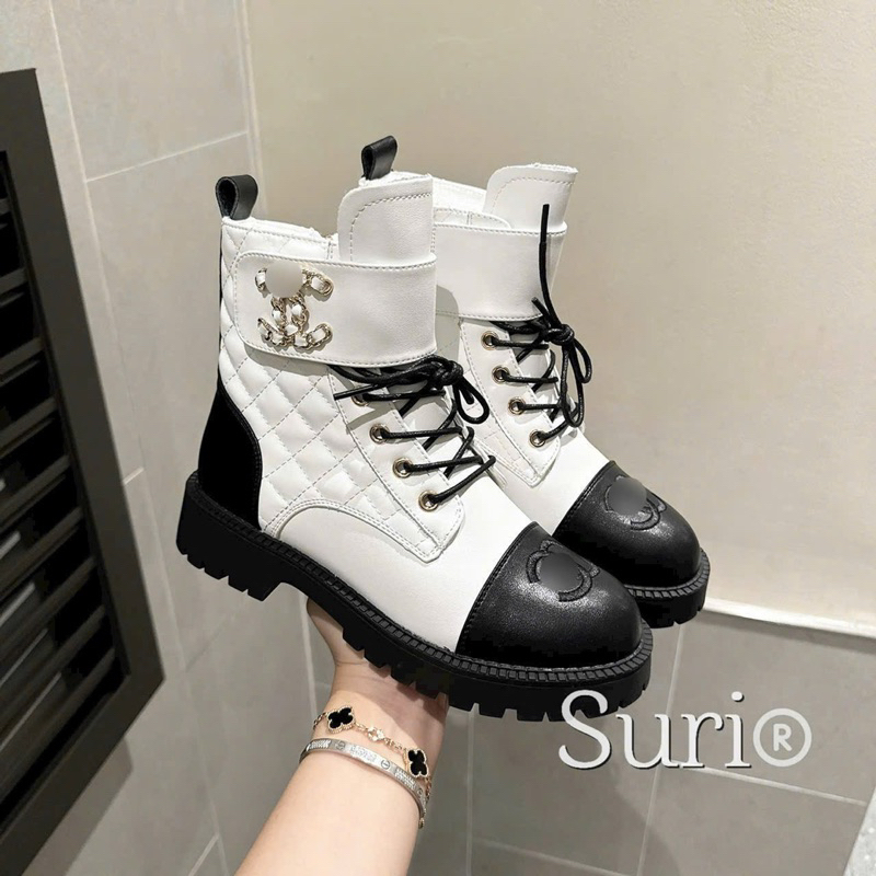 Ch.an..l3 Quilted Boots | Shopee Philippines