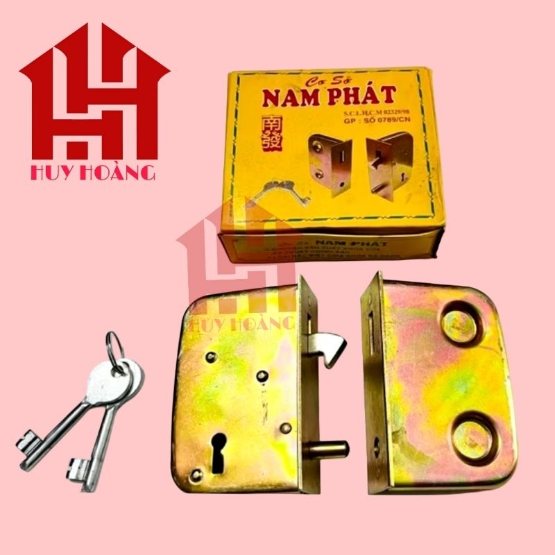 Nam Phat Brand Large Short Body Sliding Iron Door Lock | Shopee Philippines