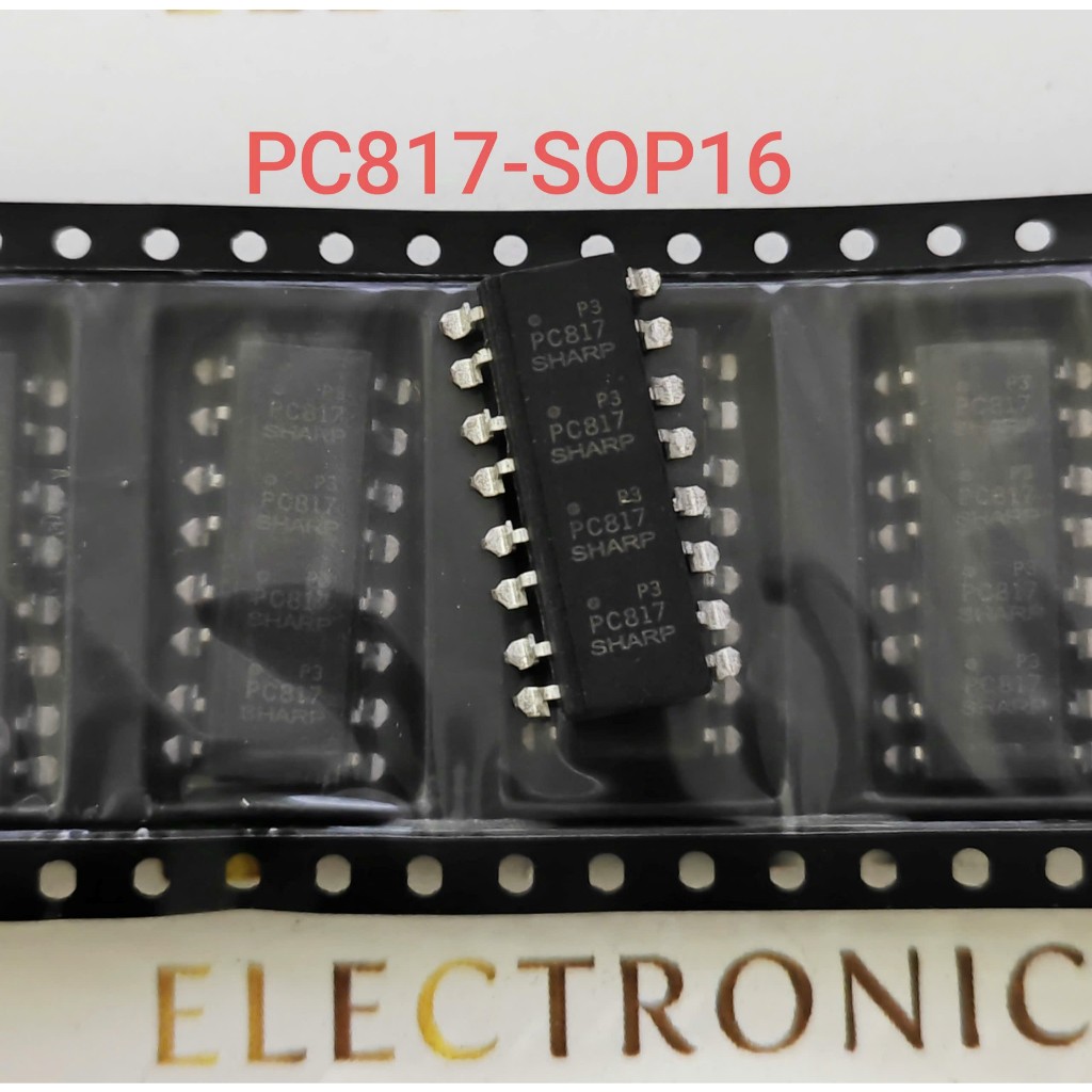 PC817 SOP16 Opto optpler 2.54MM 100% new genuine (piece) | Shopee ...