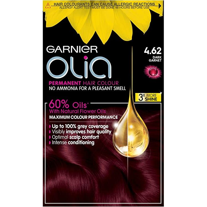 Garnier Olia Permanent Hair Color No Ammonia 60% Oils | Shopee Philippines