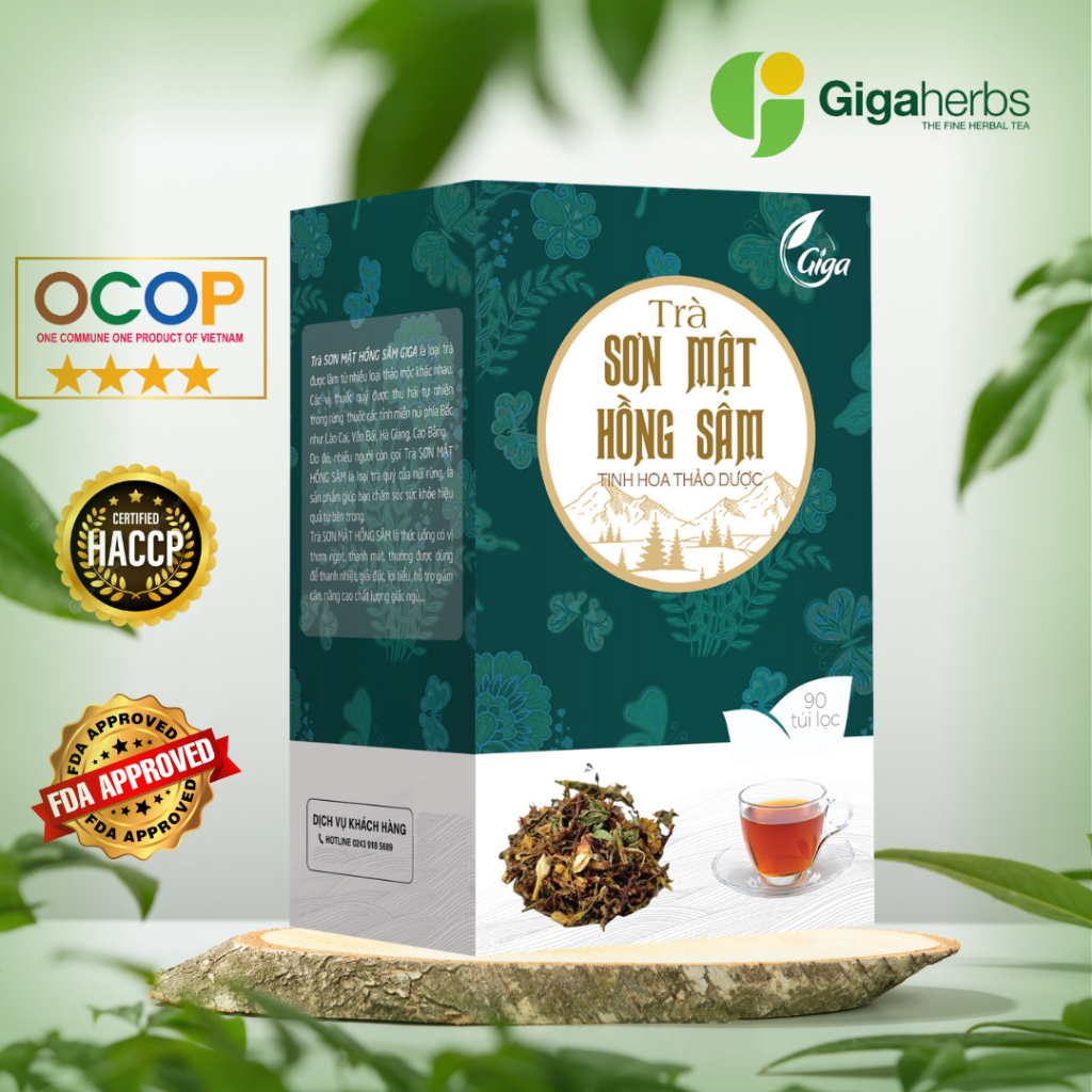 Giga red ginseng honey tea bags help clear heat and improve sleep ...