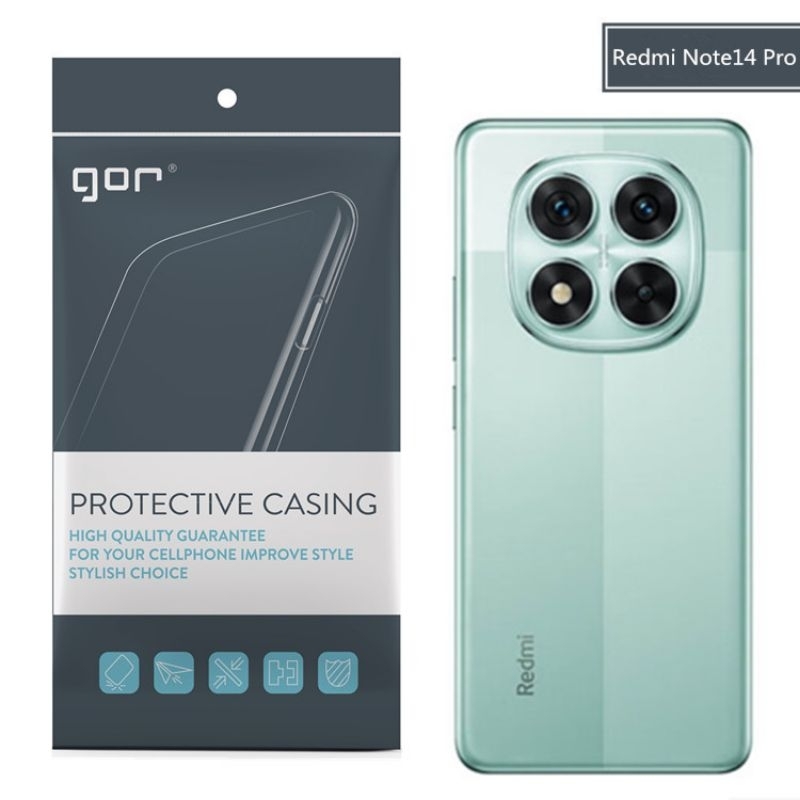 Gor clear flexible silicone case for xiaomi Redmi Note 14/Redmi note 14 ...
