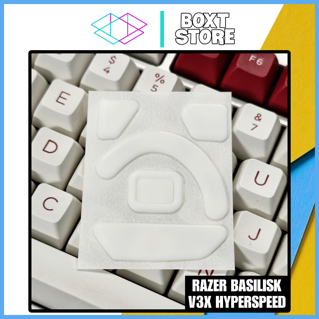 Mouse Feet PTFE WHITE ICE for Razer Basilisk V3X HyperSpeed Mouse ...