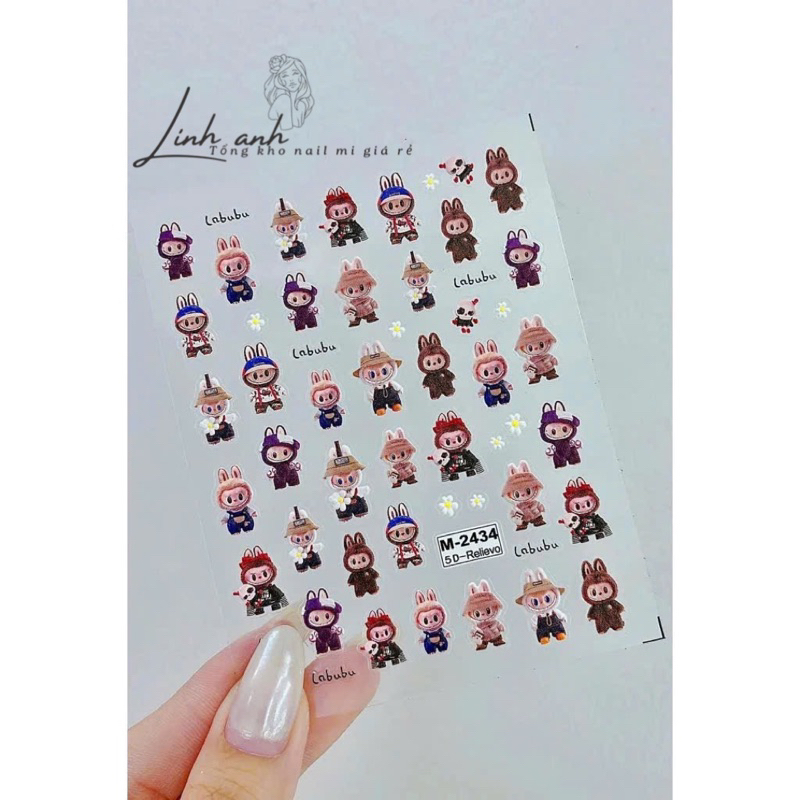 [New code] Labubu embossed 5D silk sticker, super hot, best selling ...