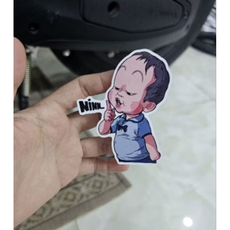 Super Cute Sticky Baby Decal Sticker | Shopee Philippines