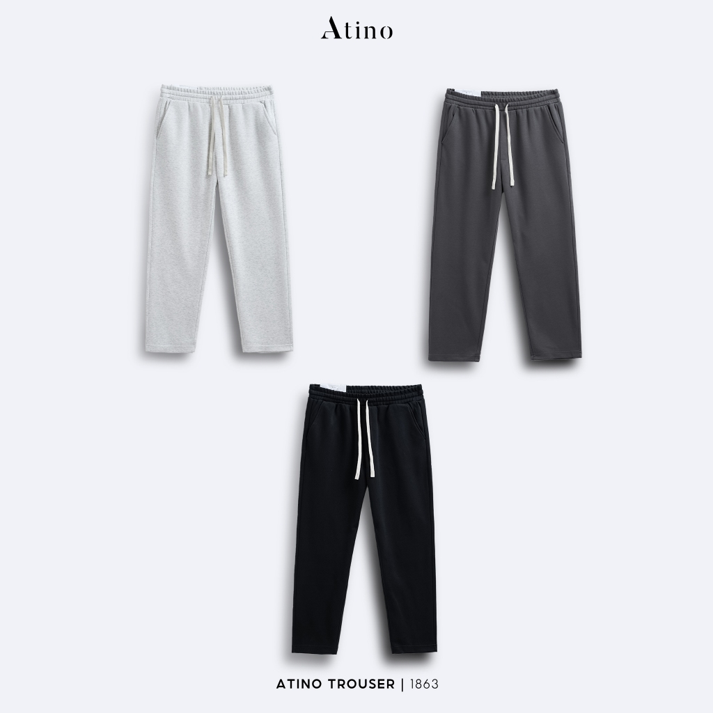 ATINO Men's Long Fleece Pants Loose Form, Loose and comfortable ...