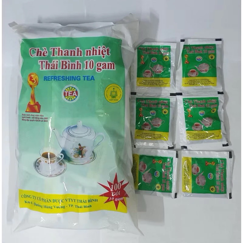 Thai Binh cooling tea (100 packs x10g) | Shopee Philippines