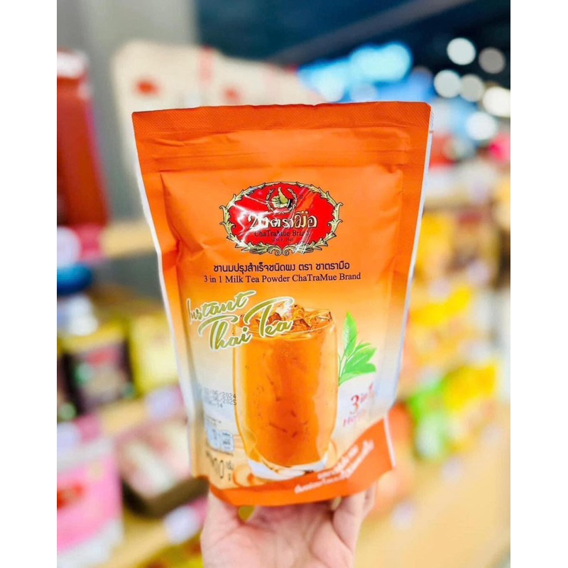 Chatramue Thai 3in1 Instant Red Thai Milk Tea (Bag of 5 packs) | Shopee ...