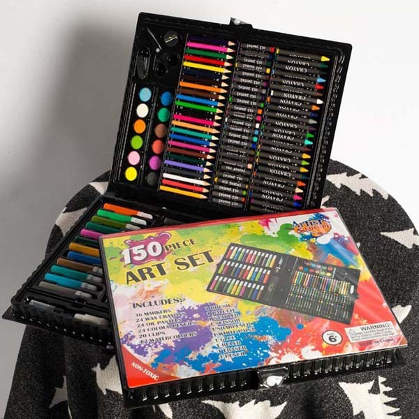 150-piece Color Box for Children to Practice Coloring, Full detailed ...