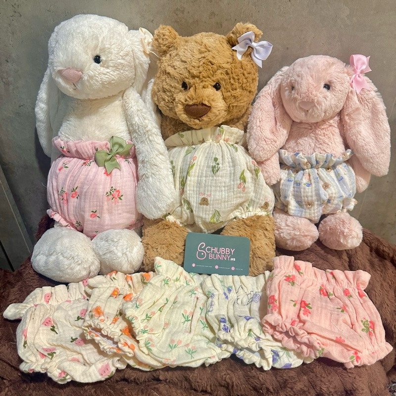 JELLYCAT ACCESSORIES PANTS / SUITS / DIAPERS FOR RABBITS | Shopee ...
