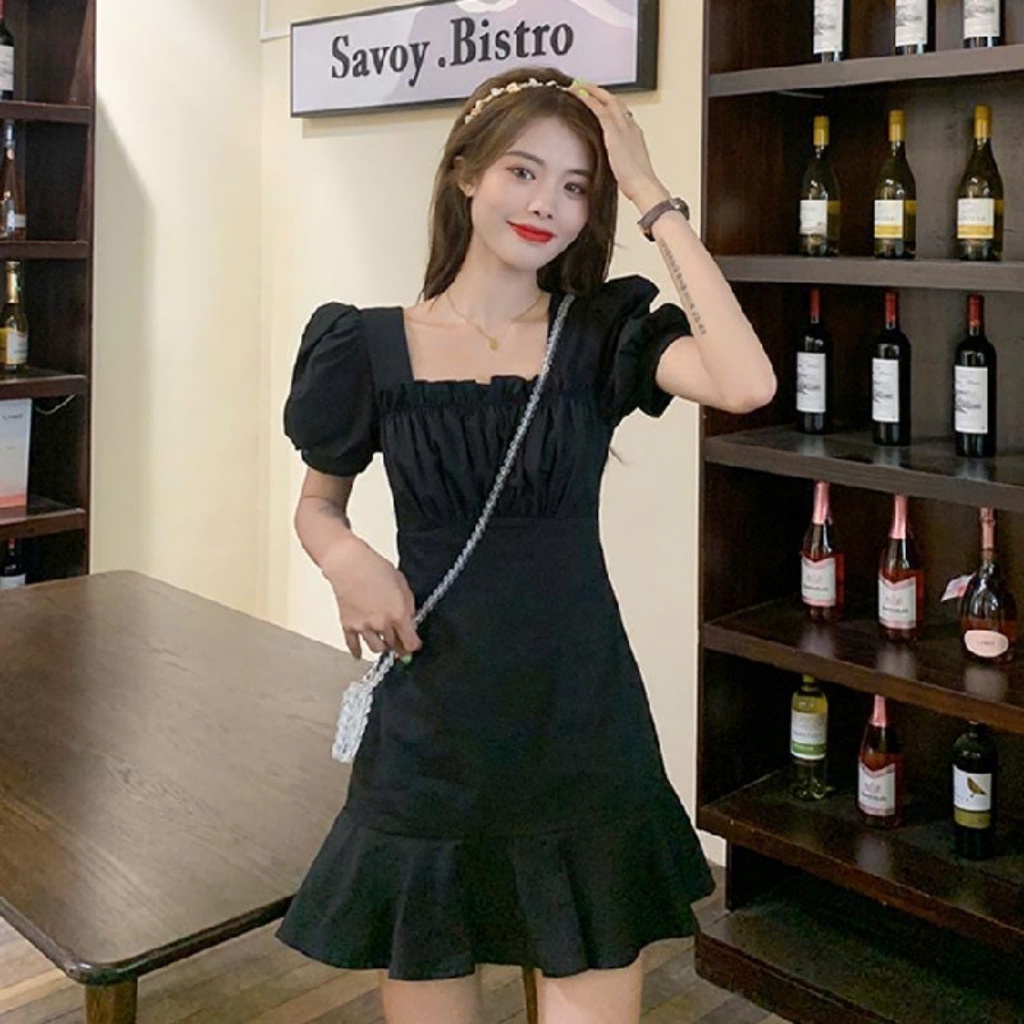 Francine Pink Embellished Puff Sleeve Dress