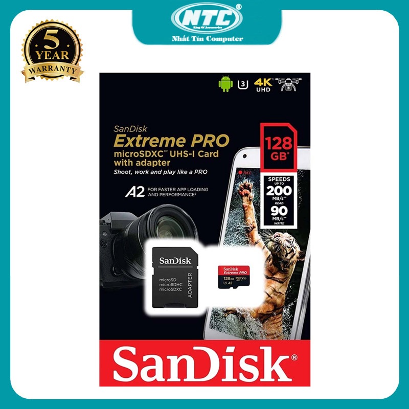 Sandisk Extreme Pro V U A Gb Microsdxc Memory Card Reads Mb S