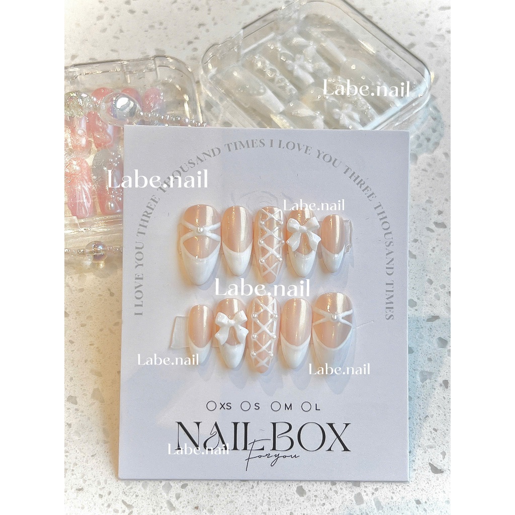 Nail Box Elegant Lady Design Flat Nails N09 Labe.nail | Shopee Philippines
