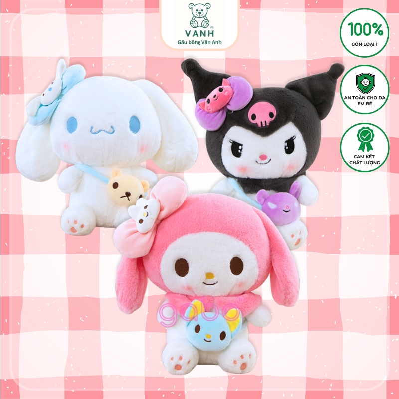 Melody Teddy Bear, Cinnamoroll, Kurumi with bag, cartoon cloud rabbit ...