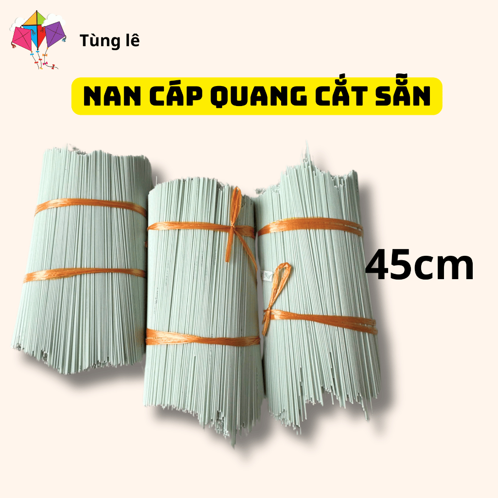 Pre-cut fiber optic cable slats, 45cm long, all sizes from 1,2 - 4mm ...