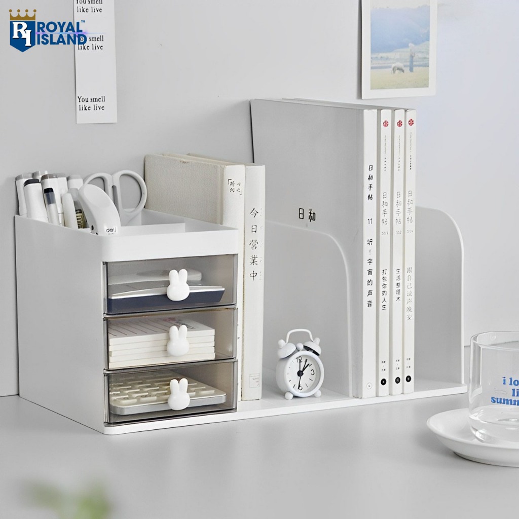Rabbit-shaped 2-tier multi-purpose storage cabinet - Shelf for books ...