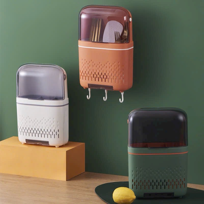 3 COMPARTMENT FORKS, SPOON, AND SPOON CONTAINER WITH SEALED LID FOR ...