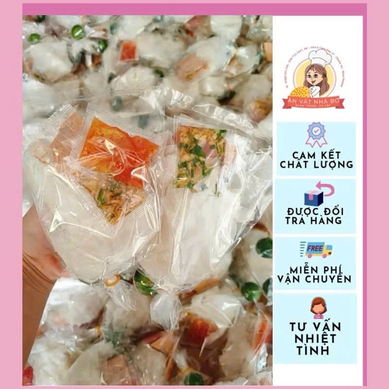 String 10 bags of thin, flexible rice paper mixed with onion fat|Super ...