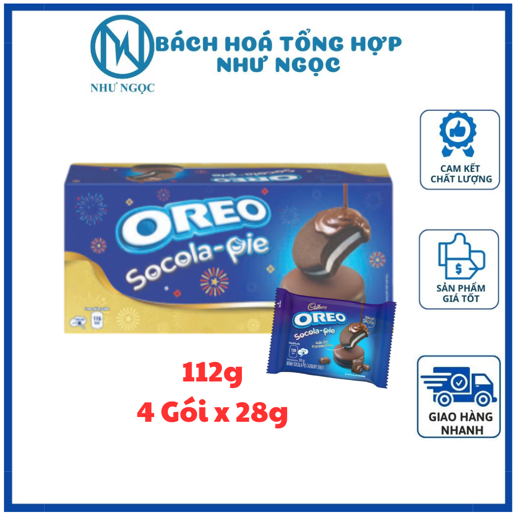 Oreo Chocolate Pie Box 112g - Nhu Ngoc General Department Store ...