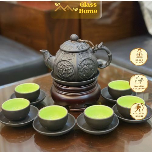 Tu Sa Bat Trang tea set, Bat Trang Ceramic tea set with many designs ...