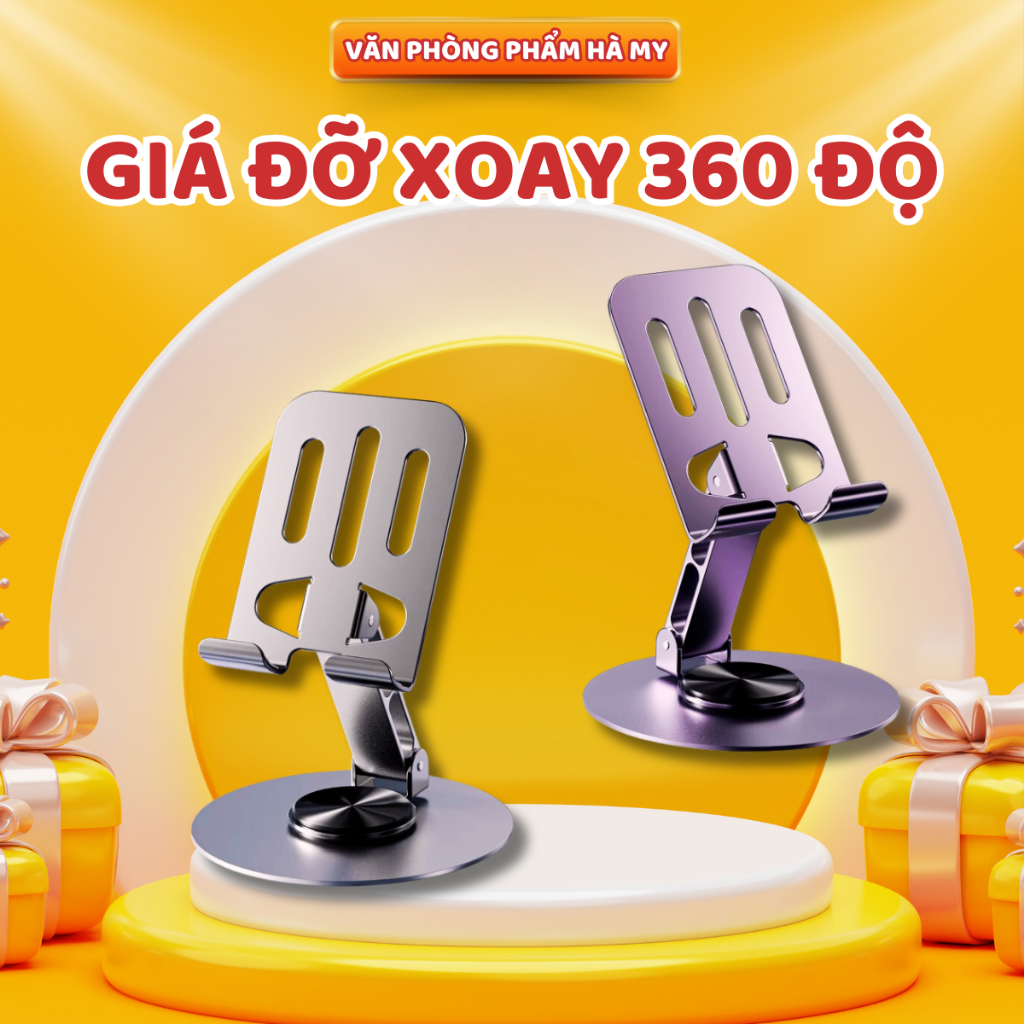 Mobile Phone Holder, Foldable 360 Degree Rotating Hollow Radiator Desk ...