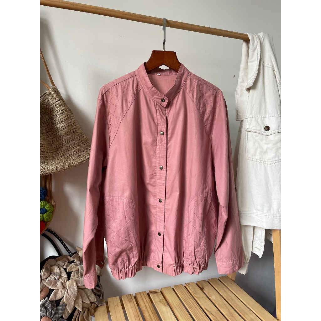 (Liquidation of personal items) Jacket with embroidered motifs | Shopee ...